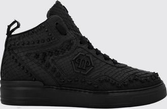 Philipp Plein Sneakers in pelle di pitone con borchie a stella