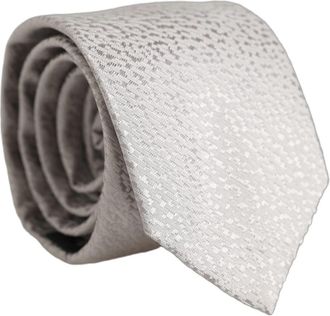 Dolce & Gabbana Stropdas - Heren - Stropdassen - Grijs - ONE Size - Accessoires