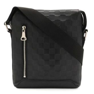 Louis Vuitton Pre-owned Discovery Damier Infini Schoudertas - Dames - Pre-owned - Zwart - Maat: ONE Size Leer