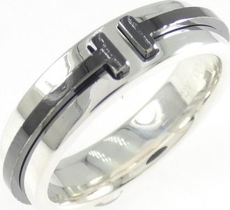 Tiffany & Co. Silver 925 Titanium Band Ring (Pre-Owned)