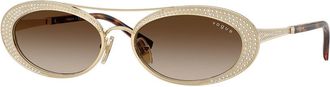 Vogue Eyewear VO4348SB 848/13 Womens Sunglasses Gold Size 54