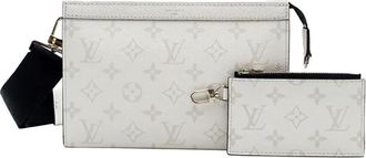 Louis Vuitton Borsa a tracolla Taigarama Gaston con monogramma 2021-2025 - Bianco