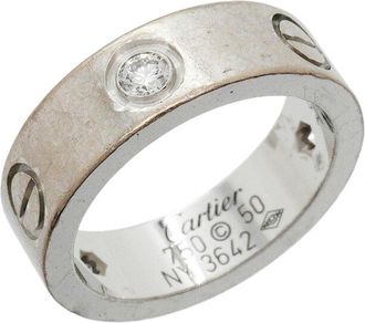 Cartier White Gold (18K) Band Ring (Pre-Owned)