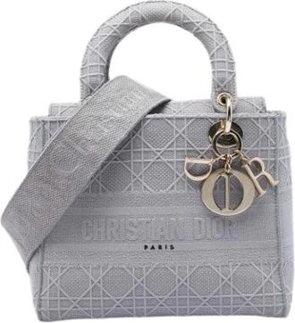 Dior Pre-owned Lady D Lite Handbag - Dames - Vintage Handtas - Grijs - ONE Size - Vintage