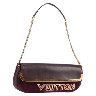 Louis Vuitton Tweedehands leren Louis Vuitton tassen - Dames - Pre-owned - Rood - Maat: ONE Size Leer