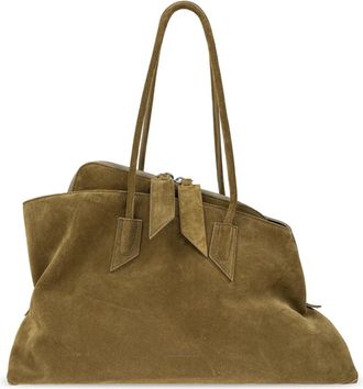 The Attico La Passeggiata shopper tas - Dames - Schoudertassen - Groen - ONE Size - Leer - Tassen