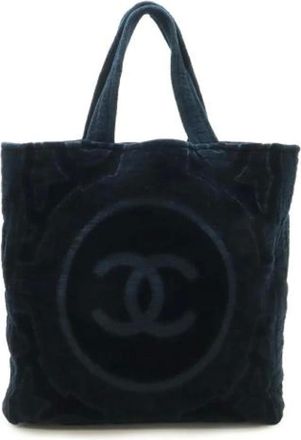 Chanel Pre-owned Tote Bags, female, Black, Size: ONE SIZE Pre-owned Vintage Tote Bag