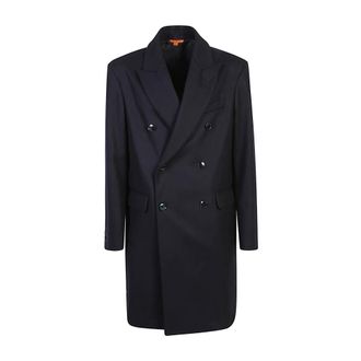 Barena Jassen, Heren, Blauw, M, Wol, Blauwe Winterjassen