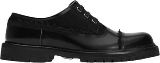 Dolce & Gabbana Schoenen, Heren, Zwart, 44 EU, Lace-up Derby Schoenen