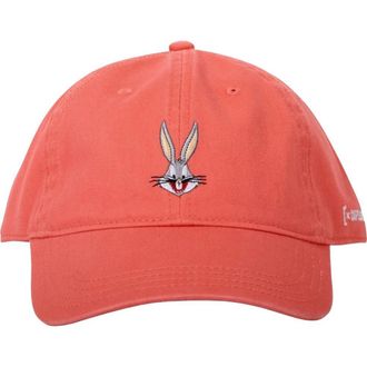 Capslab Unisex volwassen Freegun Bugs Bunny Looney Tunes Baseballpet (Oranje)