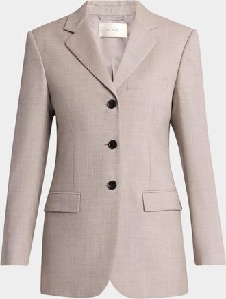 The Row Selene Single-Breasted Blazer Jacket