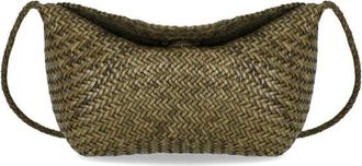 Dragon Diffusion Corsina Crossbody Tas - Dames - Schoudertassen - Groen - ONE Size - Leer - Tassen