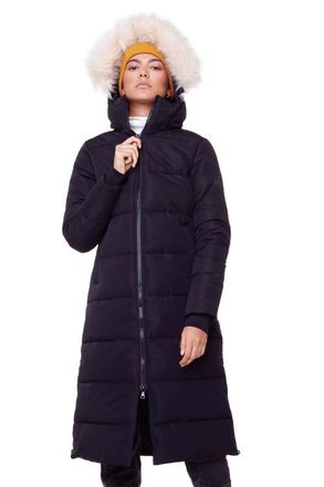 Alpine North KLUANE - Vegan Down Ultra Long Winter Parka in Black at Nordstrom, Size X-Large