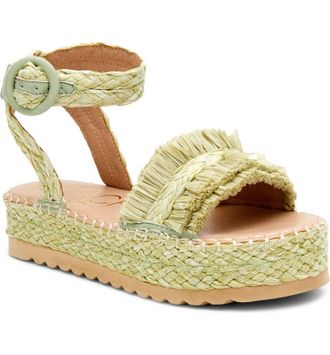 Matisse Footwear Seashore Espadrille Sandal In Lime
