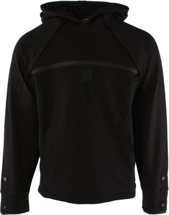 C.P. Company Logo Hoodie - Heren - Hoodies - Zwart - S - Katoen - Hoodies & sweatvesten