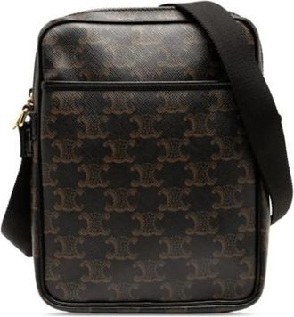 Celine Pre-owned Cross Body Bags, female, Black, Size: ONE SIZE Pre-owned Plastic Crossbody Bag