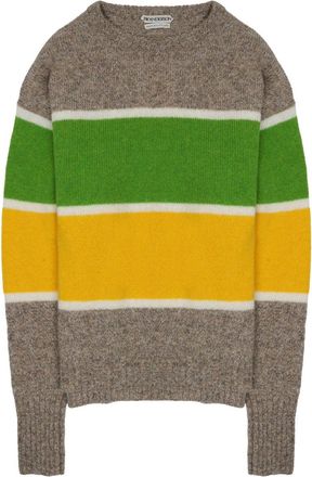 J.W.Anderson Ribbed Striped Sweater In Textured Lambswool