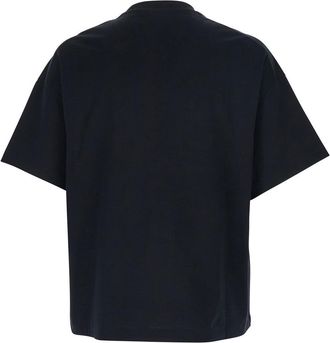 Jil Sander Mens Crew Neck T-Shirt Black Cotton T-Shirts And Polos