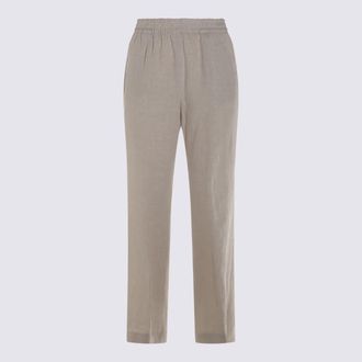 VIP【関税送料無料】希少 ELEVENTY GREY LINEN AND WOOL PANTS Eleventy Grey Linen And Wool Pants | italist