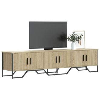 Berkfield Home TV Cabinet Sonoma Oak 180x34x41 cm Engineered Wood in Brown | Size: 180 x 34 x 41 cm