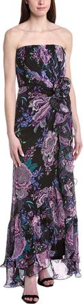 Tadashi Shoji Printed Sleeveless Maxi Dress