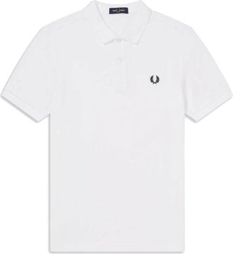 Fred Perry Klassiek poloshirt - Heren - Polos - Wit - XL - Katoen - Tops