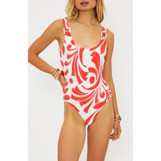 Beach Riot Beverly One-Piece Swimsuit in Sunshine Dunes at Nordstrom Rack, Size X-Small