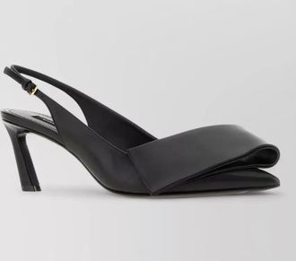 Givenchy leather twisted ribbon pumps