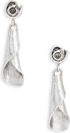 Karine Sultan Bugle Drop Earrings in Silver at Nordstrom Rack