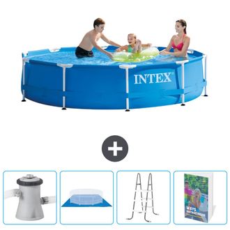 Intex Piscina Con Estructura Redonda - 305x76 Cm - 7-piezas Scb106