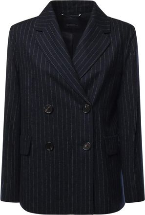 Max Mara Mujer, Chaquetas, Azul, Talla: S