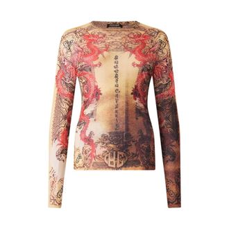 Roberto Cavalli Donna, Top, Multicolore, XS, new