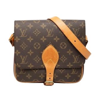 Louis Vuitton Pre-owned Cross Body Bags, female, Brown, Size: ONE SIZE Pre-owned Cartouchiere MM