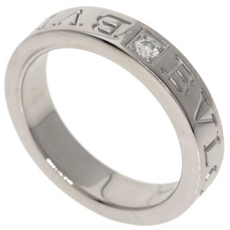 Bulgari White Gold (18K) Band Ring (Pre-Owned)