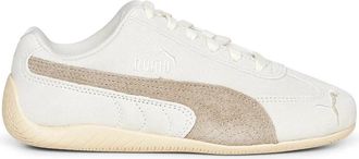 Puma Suede Lace-Up Sneakers - Dames - Sneakers - Beige - 40 EU - Leer - Schoenen