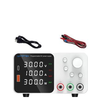 OEM Fuente De Alimentaci&oacute;n De Cc Para Laboratorio, Rango De Voltaje Ajustable, Pantalla Digital, W Tps 0-30v 0-10a