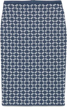 Givenchy Monogram 72-Jacquard Midi Skirt - Womens - Viscose/Polyamide/Cotton