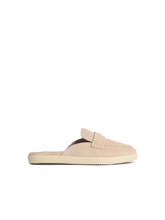 Tory Burch Tory Burch Ballet Sport Elfenbeinfarbene Lear-Pantoletten