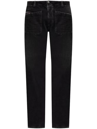Diesel D-Moorix straight jeans - Zwart