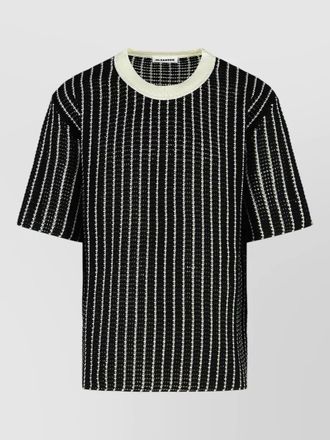Jil Sander cotton crochet t-shirt