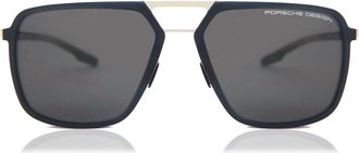 Porsche Design P8934 Polarized D Mens Sunglasses Black Size 59