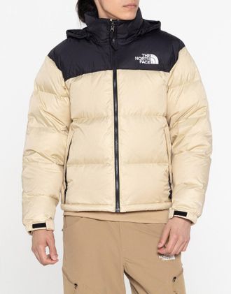 The North Face Mens 1996 Retro Nuptse Down Jacket Beige Clothing > Coats &