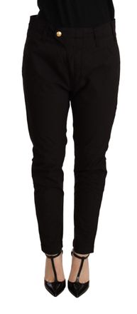 Cycle Mid Waist BAGGY Fit Skinny Womens Trouser