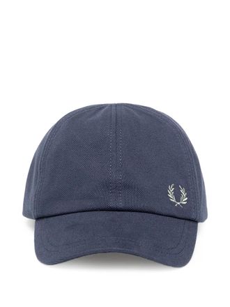 Fred Perry Pique Classic pet met logo - Blauw