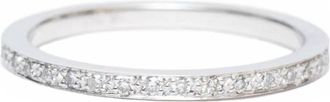 Anna Sheffield Womens Hazeline Eternity Band In Silver