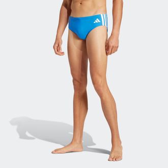 adidas Badehose ADIDAS PERFORMANCE 3S BLD TRUNK, Herren, Gr. 10 (XL), N-Gr, blau (bright royal, wei&szlig;), Obermaterial: 78% Polyamid, 22% Elasthan, Badehosen Ba