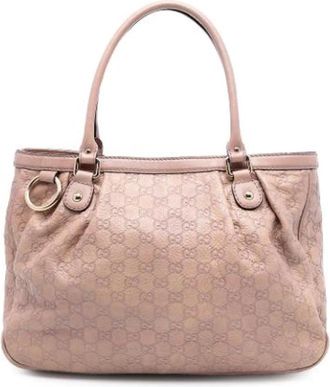 Gucci Pre-owned Tote Bags, female, Pink, Size: ONE SIZE Pre-owned Vintage Tote Bag