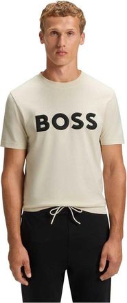 HUGO BOSS Heren Iconisch T-Shirt (Wit)