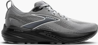 Brooks Mens Glycerin Gts 22 Running Shoes In Primer Gray/ebony/bluewash