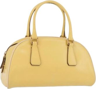 Prada Pre-owned Handbags, female, Yellow, Size: ONE SIZE Pre-owned Vintage Hand Bag